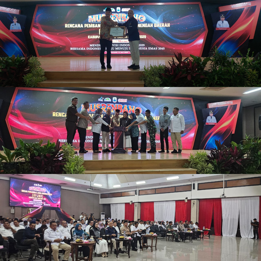 Penyerahan SK Geopark Nasional Geopark Bayah Dome