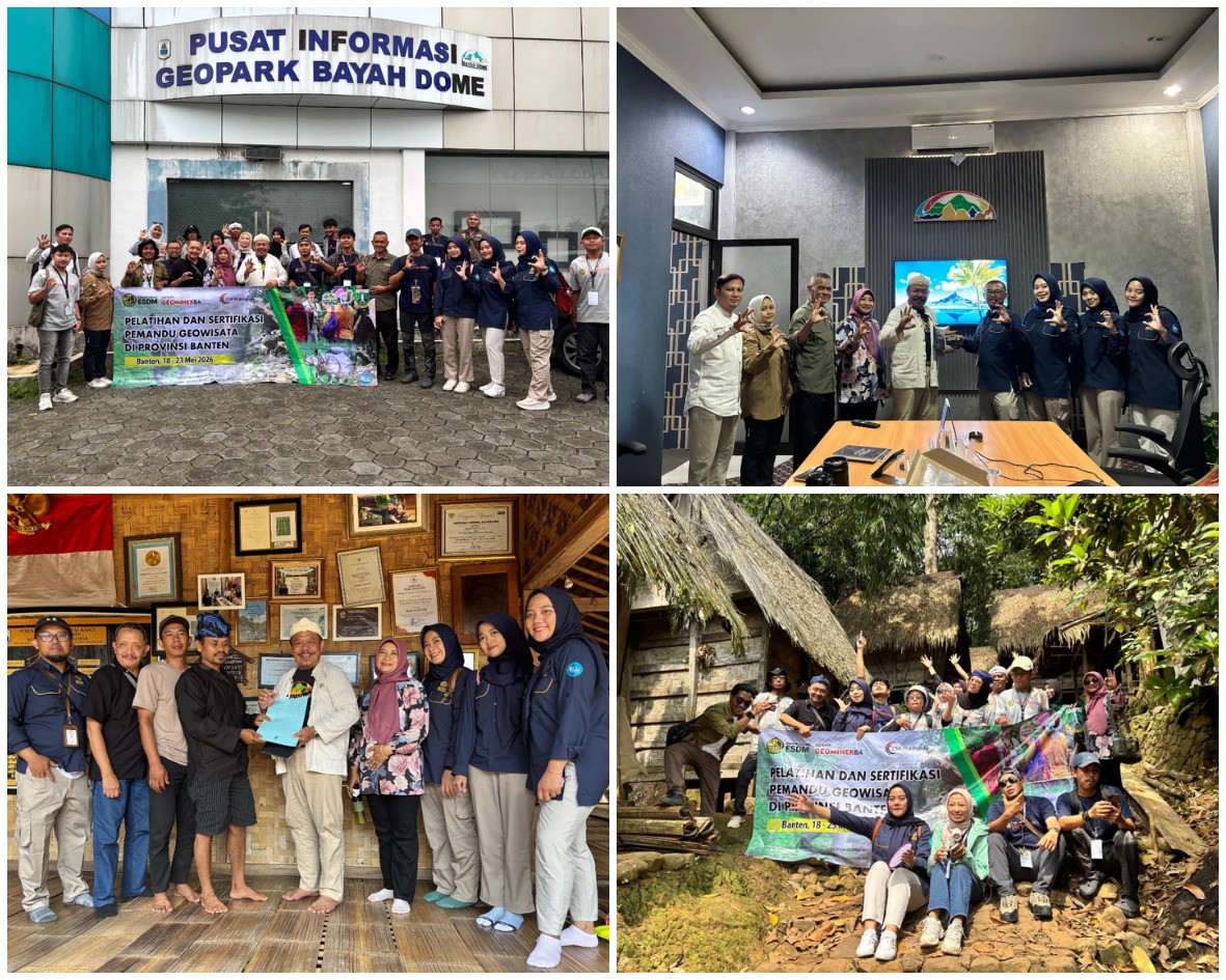 Visit of Geotourism Training Participants to the Bayah Dome Geopark